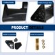 thumbnail image 4 of AERDM Espejos de Remolque para Dodge Ram 1500 (1994‑2001) y Ram 2500/3500 (1994‑2002), Espejos de Vista para Camioneta, Plegables Manualmente, Color Negro, Juego de 2, 4 of 6