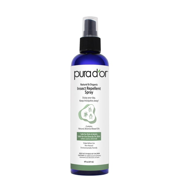 Spray repelente de insectos PURA D'OR natural y orgánico 240 mL