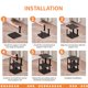 thumbnail image 5 of Organizador de zapatos HHK HenHaoKan de 5 niveles, estrecho, negro, 5 of 7