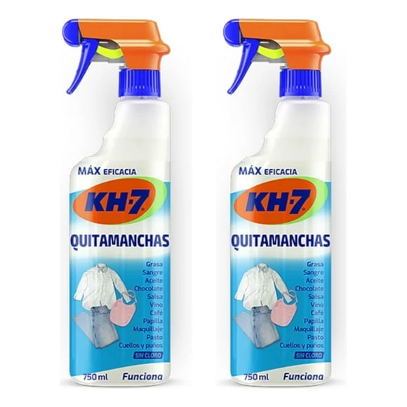 KH-7 Limpiador Quitamanchas Telas Pulverizador 750ml x2