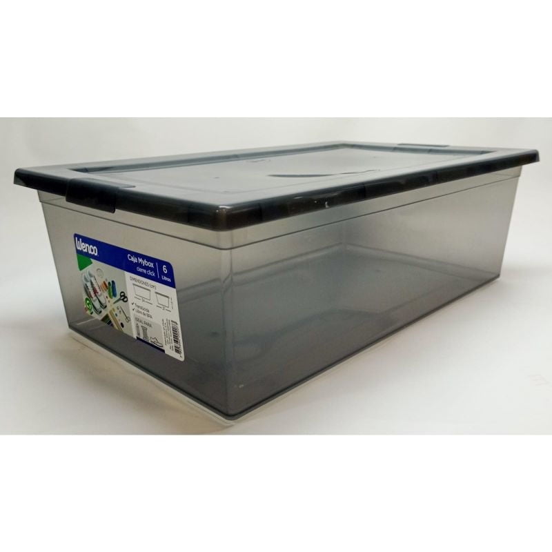 Caja Organizadora 6l Myboxtraf Plástico Gris Wenco