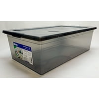 Caja Organizadora 6L Myboxtraf Plástico Gris  Wenco