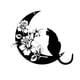 thumbnail image 2 of Arte De Pared De Metal De Gato Modern Decorative Iron Art Art Para Entryway Home Cafe Style A, 2 of 5