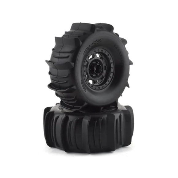 Ruedas Traxxas Desert Racer 8475 con Neumáticos de Pala Negros