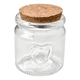 thumbnail image 1 of Pack 12 frasco vidrio decorativo corazón tapa corcho 100 ml, 1 of 3