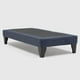 thumbnail image 1 of Base De Cama Europea 1.5 Plaza Azul Lino 105X200cm, 1 of 2