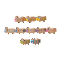 Bothyi - 10X Bloques De Construcción De Madera Juguetes Educativos De Aprendizaje Para Niños Regalos De Cumpleaños