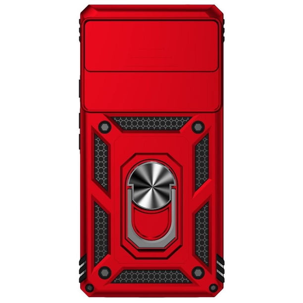 Estuche GANGXUN para Google Pixel 6A, soporte giratorio 360°, estilo mecánico y magnético