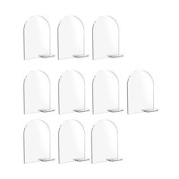 Bothyi - 10 Tarjetas De Lugar Acrílicas Con Soporte Para Nombres De Invitados Para Banquetes, Bodas Y Recepciones.