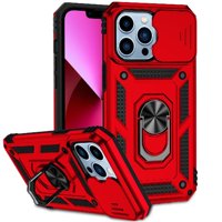 Estuche Gangxun Para Iphone 13 Pro, Soporte Giratorio 360°, Estilo Mecánico Y Magnético