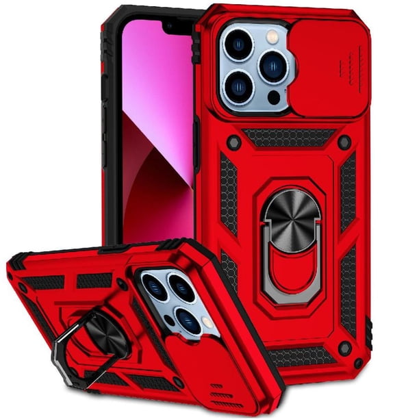 Estuche GANGXUN para iPhone 13 Pro, soporte giratorio 360°, estilo mecánico y magnético