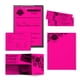 thumbnail image 5 of Papel de colores Neenah Astrobrights Fireball, fucsia, 24 libras, 500 hojas, 5 of 5