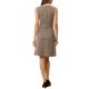 thumbnail image 3 of INSPIRE CHIC Vestido sin mangas de cuadros de pata de gallo por encima de la rodilla para mujer, ideal para el regreso a clases de maestras, XS Marrón Albaricoque, 3 of 6