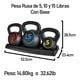 thumbnail image 3 of Kettlebell Set 3 Pesas Rusas 5lb 10lb 15lb Con Base Boomfit, 3 of 7