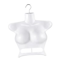 Ioensy - Maniquí Colgante Torso Forma De Vestido De Torso Superior Femenino Para Escaparate De Tienda Minorista Blanco