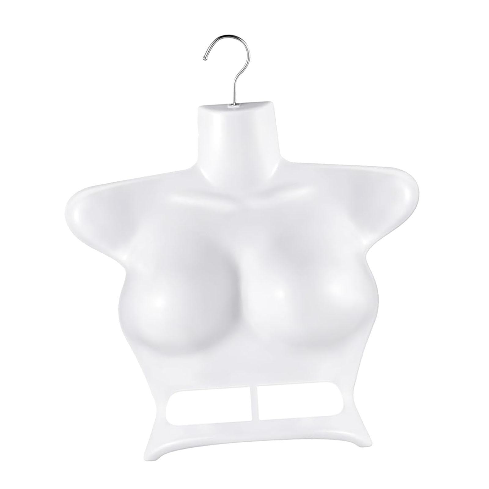 Ioensy - Maniquí Colgante Torso Forma De Vestido De Torso Superior Femenino Para Escaparate De Tienda Minorista Blanco
