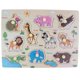 thumbnail image 2 of Rompecabezas De Madera De La Clavija Ni?os Preescolar Juguetes Educativos Regalo Zoológico Animales, 2 of 5