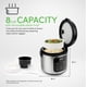 thumbnail image 4 of Máquina para cocer arroz y cereales Aroma Housewares ARC-994SB, 2 litros, acero inoxidable, 4 of 6