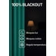 thumbnail image 4 of Cortina 100% Blackout de Tela Engomada 2 Paños turquesa, 4 of 5