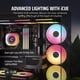thumbnail image 4 of Corsair iCUE Link LX120-R RGB, ventiladores reversos PWM de 120 mm, paquete triple, 4 of 9