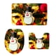thumbnail image 5 of 3 unids navidad ba?o estera de ba?o alfombrilla set inodoro tapa tapa c949cp, 5 of 5