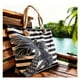 thumbnail image 2 of Bolso Playa Lona Algodon Con Cierre Caribe Azul, 2 of 4