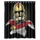 thumbnail image 1 of Divertida cortina de ducha de Star Wars, juego de cortina de baño con ganchos, tamaño 60 x 72 pulgadas, 1 of 3