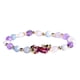thumbnail image 2 of Feng Shui Pixiu Pulsera Atraer Riqueza Dinero Joyería Para Hombres Mujeres Púrpura, 2 of 5