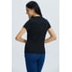 thumbnail image 3 of Polera Mujer Básica Print Negro / Fucsia, 3 of 4