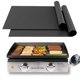 thumbnail image 1 of Alfombrillas para asar UBeeSize para Blackstone Griddle de 22 pulgadas, paquete de 2, 1 of 7