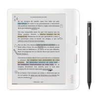 Rakuten Kobo - Lector E Reader Kobo Libra Colour Blanco Con Lápiz Stylus 2 Negro