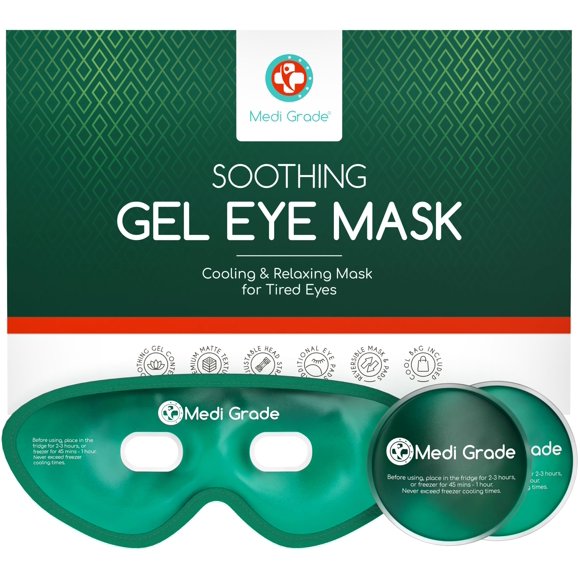 Mascarilla refrescante de grado medio para ojos hinchados, alergias y senos paranasales