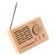 thumbnail image 4 of Caja De Música De Madera Retro Clockwork Radio Decoración De Escritorio Regalo A, 4 of 5