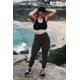 thumbnail image 4 of Leggins Hi Clasmix de cintura alta negros para mujer S-M, 4 of 7