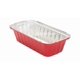 thumbnail image 4 of Moldes para pan desechables de aluminio que se pueden cerrar, 2 libras con tapas, 1850 ml, rojos, 4 of 5