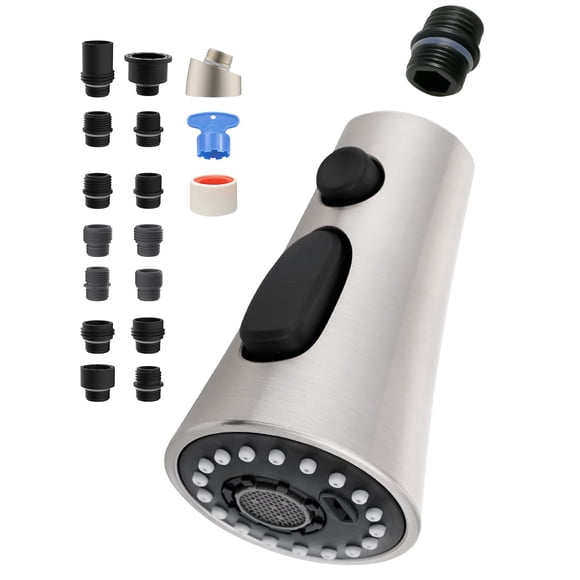 Repuesto de cabezal para grifo de cocina Blissvent con kit de 15 adaptadores