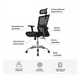 thumbnail image 3 of Silla de oficina presidente Ergonomus Delphi base cromada color negro, 3 of 3