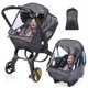 thumbnail image 1 of Funda impermeable para asiento de coche IvyWind universal negra con bolsa de almacenamiento, 1 of 7
