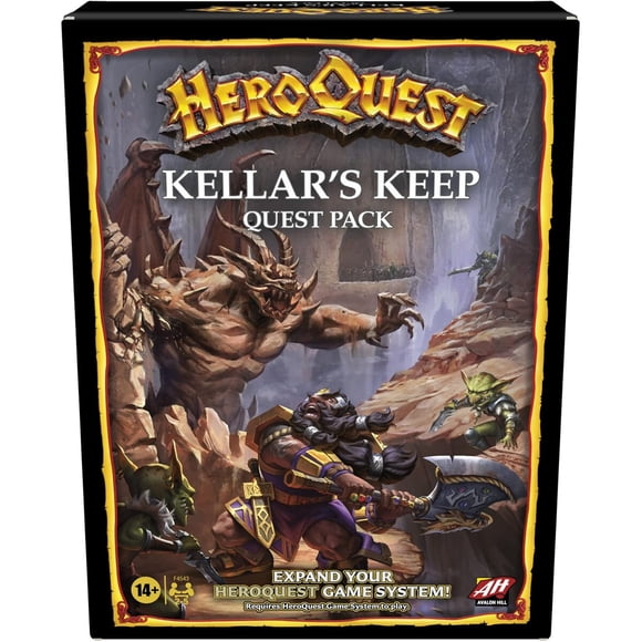 Expansian Hasbro HeroQuest Kellars Keep Pack Juego Mesa
