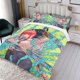 thumbnail image 3 of Hombre Sierra Conjunto de sábanas temático, trío de piezas, cómodo y amigable con la piel, diseño único, regalo de decoración para el hogar para familiares, amigos y fans,140cm *210cm, 3 of 6