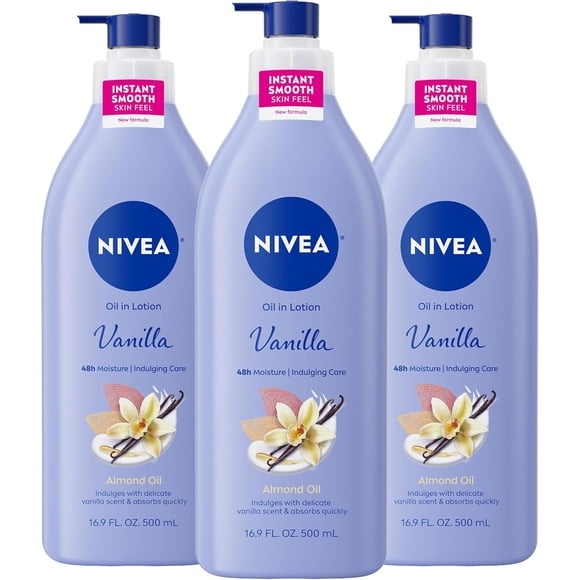 Crema Corporal NIVEA Vainilla Aceite Almendras 500ml 48h