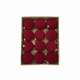 thumbnail image 1 of Pack 12 6CM Esferas Bambalinas De Terciopelo Adornos Navidad Rojo Verde, 1 of 5