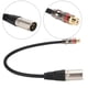 thumbnail image 4 of Cable adaptador de audio con interfaz RCA hembra a XLR macho, carcasa de aleación de zinc chapada en oro., 4 of 8