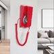 thumbnail image 4 of Teléfono de línea fija Artisam rojo, montable en la pared, con cable, 4 of 9