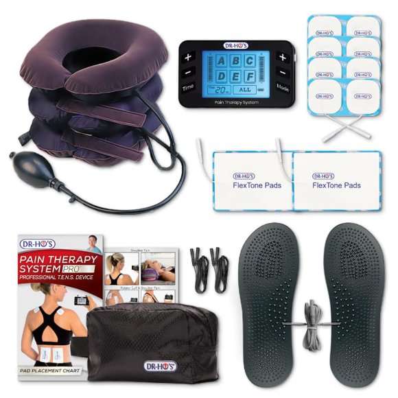 Kit Deluxe Almohadilla Inflable Masajeadora para Cuello Dr Ho