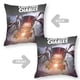 thumbnail image 2 of Choo-Choo Charles Fundas de almohada de terciopelo con tema, regalos de funda de almohada, decoración para el hogar, cojín de lanzar, regalo de cumpleaños para fans y parejas.61*61cm., 2 of 6