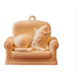 thumbnail image 1 of Adorno para el Árbol- Gato Navideño Acogedor, 1 of 1