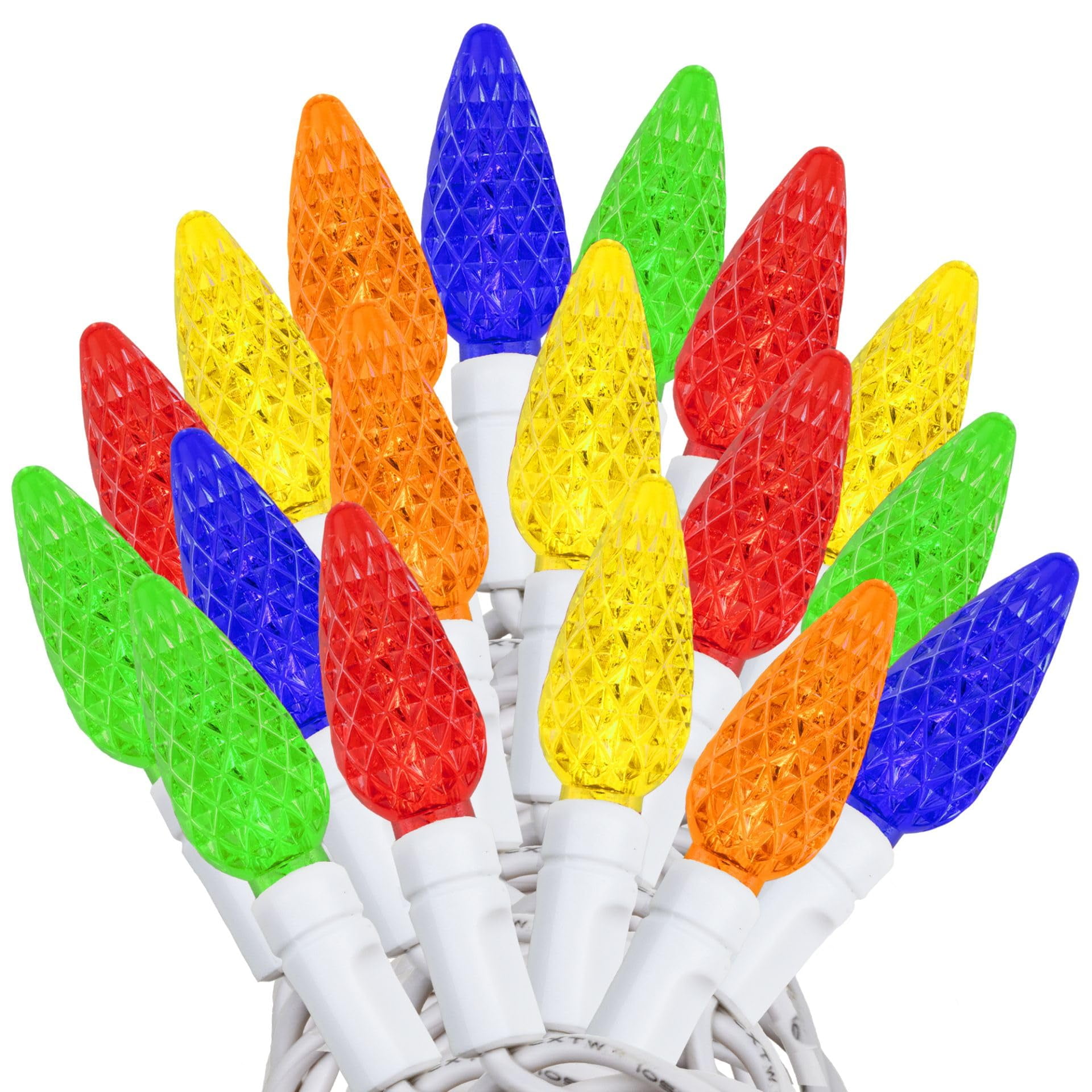 Luces Navideñas De Cadena Novelty Lights 7.3 M 70 Led Multicolor