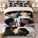 thumbnail image 1 of Dear X Romantic Scene Printed Bedding Set Soft Duvet Cover and Two Pillowcases, 1 of 5