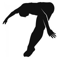 Rienda Libre Graphics - Decomural Diving Flip Swimming Ws-17394